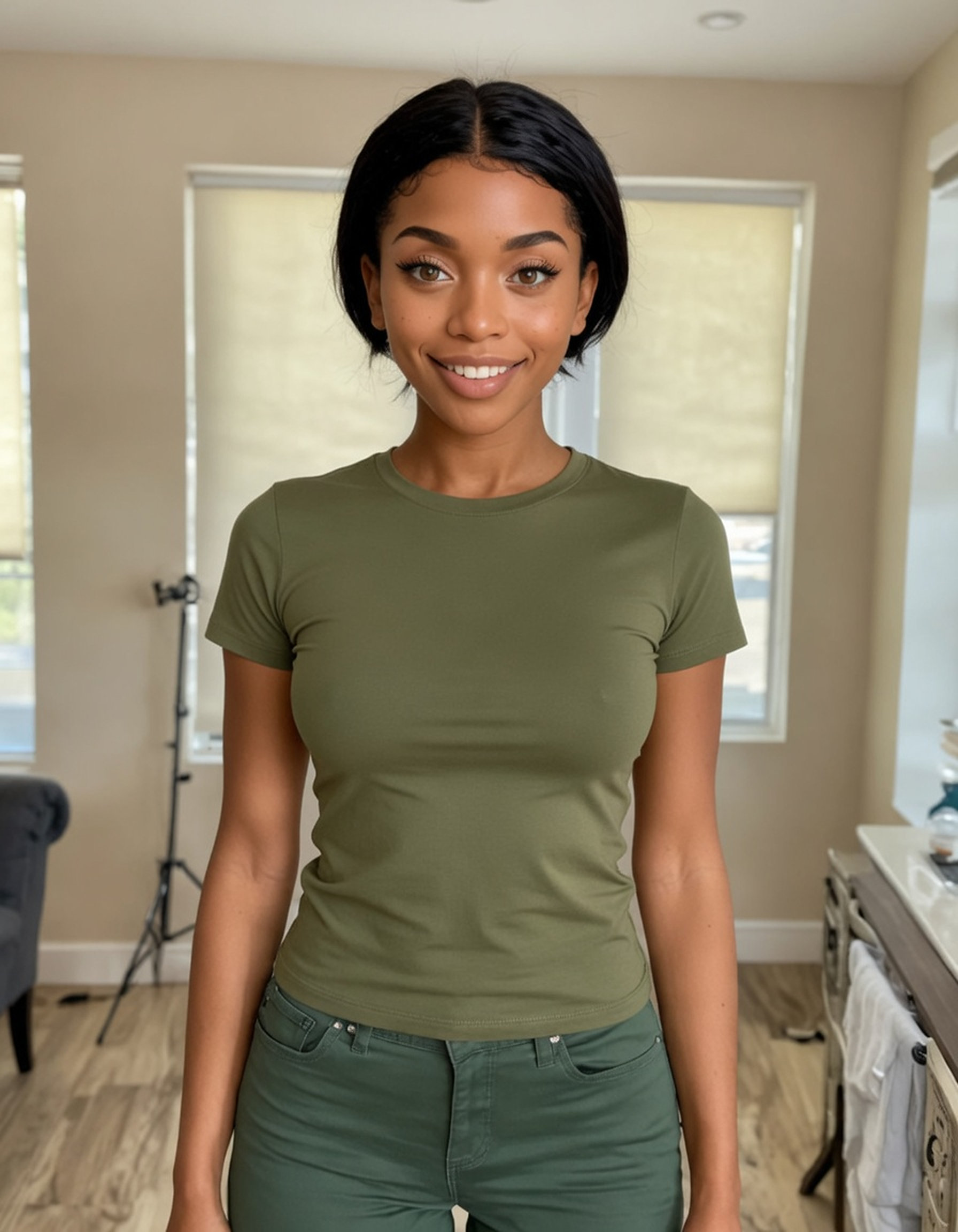 Meet Amara, 30. Deep brown skin, bright eyes, a wide easy smile, short cropped black hair. I produce records and I can tell when a hook is empty.