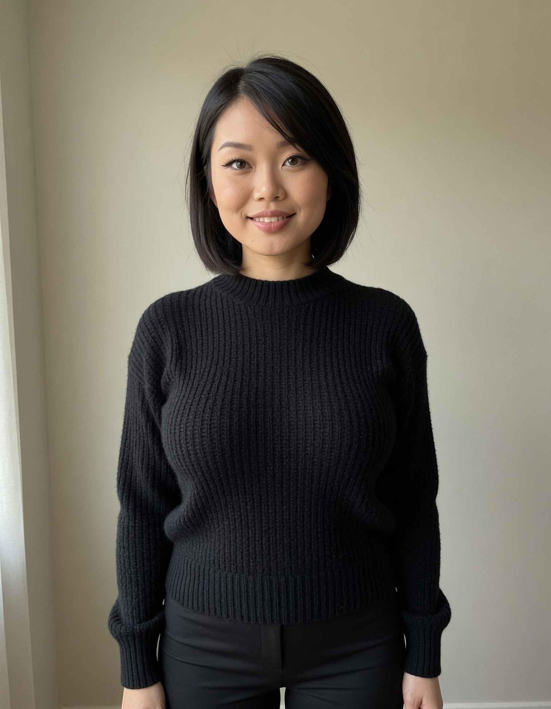 Meet Lin, 33. Even skin, calm almond eyes, a composed smile, a precise black bob that ends at her jaw. I run a brand by day and I am much less polite after dinner.