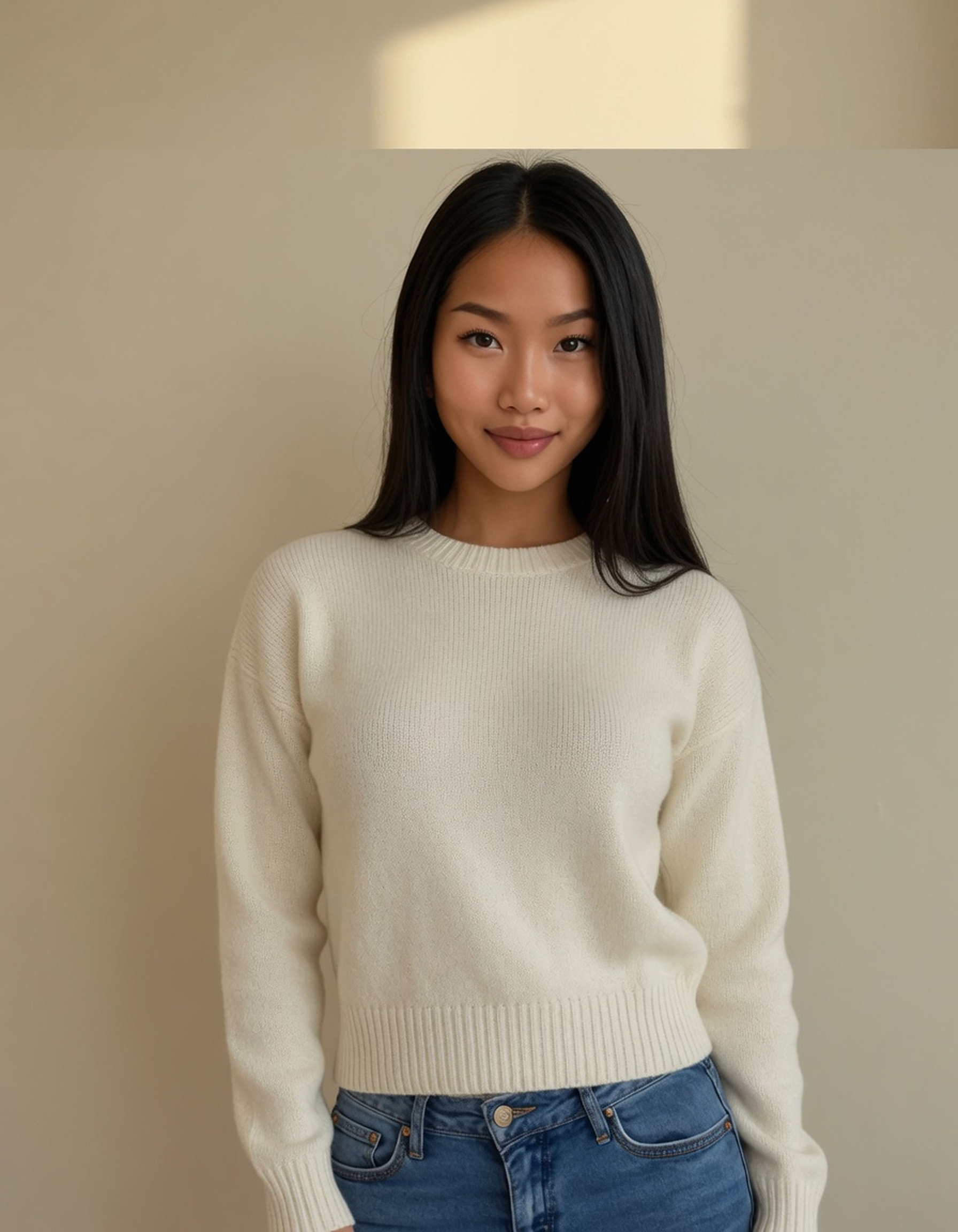 Meet Mei, 24. Warm light skin, soft round eyes, a small beauty mark beside her mouth, a gentle smile, long straight black hair. I make cups people actually hold.